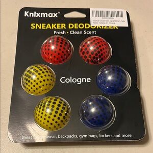 Knixmax Sneaker Deodorizer - Red, Yellow, Blue